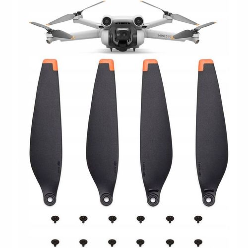 Komplet Zestaw 8 Śmigieł Łopat Wirnika Do Drona DJI Mini 3 / 4 Pro + Śruby na Arena.pl