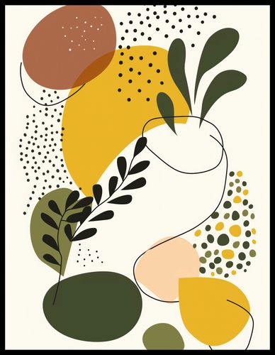 Plakat 50x65cm Botaniczne Impresje na Arena.pl