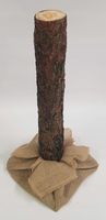 Naturalny sosnowy pień do choinki na pniu wys. 70 cm, śr. 8 cm