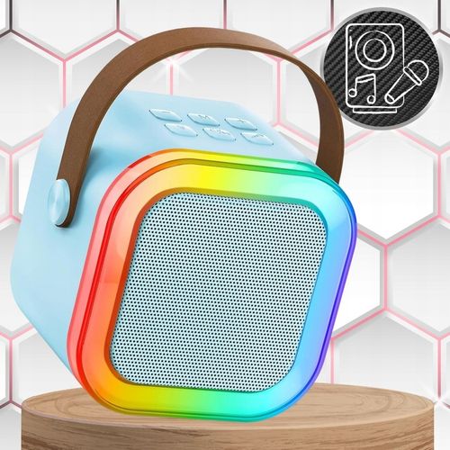 ZESTAW KARAOKE 2 MIKROFONY + GŁOŚNIK BEZPRZEWODOWY BLUETOOTH SUPER DŹWIĘK na Arena.pl