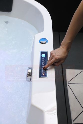 Wirujące dysze Wanna z hydromasażem BZX-675 prostokątna 170cmx850cmx60cm z na Arena.pl