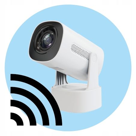 Bezprzewodowy Rzutnik KVTS01 projektor miracast 4k bateria w zestawie Etui na Arena.pl