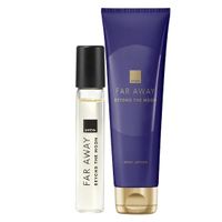 Avon Far Away Beyond Moon Zestaw Balsam Perfumetka