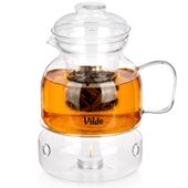 Dzbanek z zaparzaczem do herbaty szklany 1,5 l