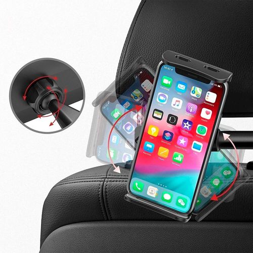 Uchwyt samochodowy na tablet telefon na zagłówek mocny regulowany stabilny na Arena.pl