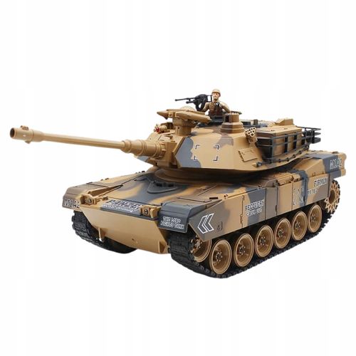 Zdalnie sterowany czołg M1A2 Abrams RC 2.4 GHz dymi strzela kulkami DUŻY na Arena.pl