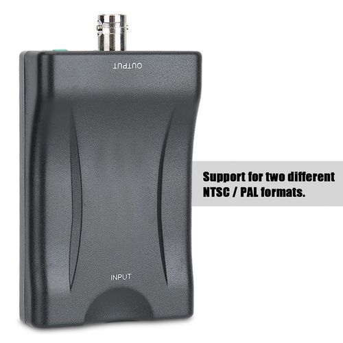 Czarny konwerter HDMI na BNC NT z systemem wideo na Arena.pl