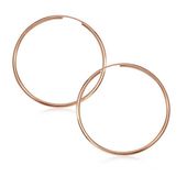 złote kolczyki duże koła 4cm