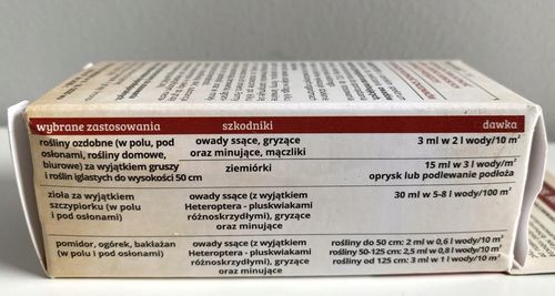 NeemAzal zwalcza ziemiórki stonkę mszyce owady ssące gryzące minujące 50ml na Arena.pl