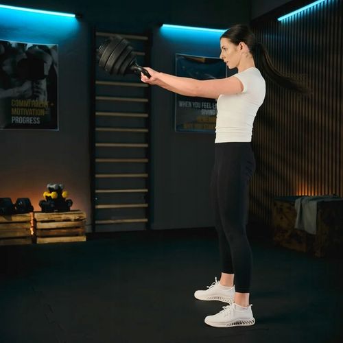 Hantle regulowane 20kg zestaw hantli 2x10kg gryf kettlebell Trex Sport na Arena.pl