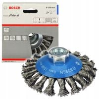 BOSCH SZCZOTKA DRUCIANA STOŻKOWA 100mm gwint M14