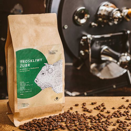 Craftbe Kawa Ziarnista Troskliwy Żubr 1kg na Arena.pl