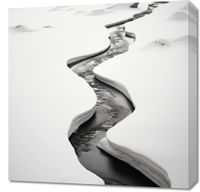 Obraz 60x60cm Szczeliny Mrozu