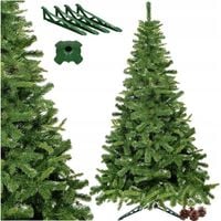 CHOINKA SZTUCZNA JAK ŻYWA 180 cm JODŁA GĘSTA PIĘKNA STABILNA PREMIUM STOJAK