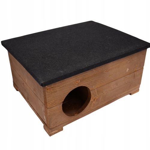 Drewniany Domek Dla Jeża Budka Legowisko Schronienie Dla Małych na Arena.pl