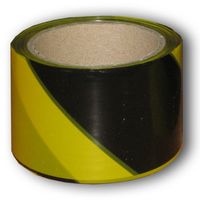 TAŚMA OSTRZEGAWCZA ŻÓŁTO-CZARNA 80MM*100M - TASMA 80*10Z