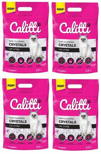 Żwirek sylikonowy silikonowy dla kota 3,8 l x 4 na Arena.pl