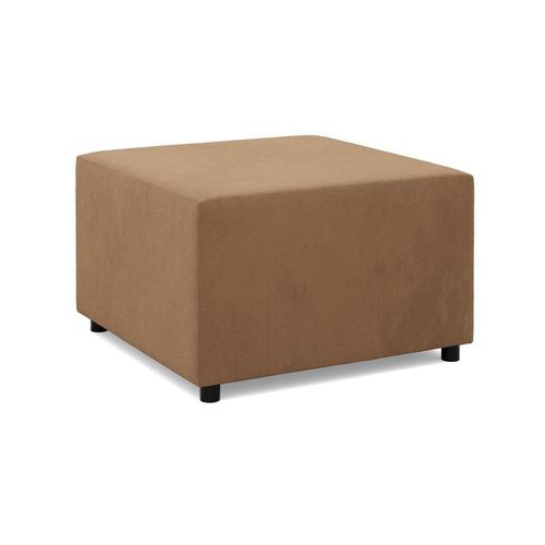 Pufa do salonu, podnóżek, BLOM, Mikrofaza, 71x71x40 cm| TYLETEGOTU na Arena.pl