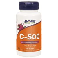 # NOW FOODS Witamina C z Dziką Różą 500 mg C-500 (100 tabl.)