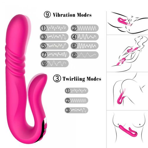 deluxe twirling vibrating thruster red na Arena.pl