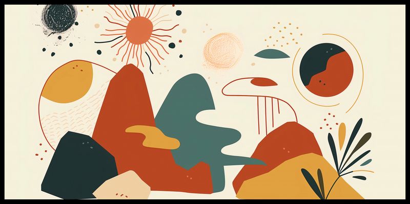 Plakat 91,3x44,5cm Kosmos Barw zdjęcie 2