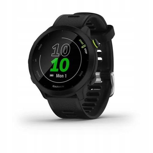 Czarny Zegarek sportowy GARMIN Forerunner 55 GPS na Arena.pl