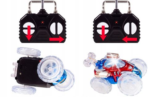 KASKADER SAMOCHÓD KOSMITA AKROBATA TWISTER AUTO STEROWANE DLA DZIECI PILOT na Arena.pl