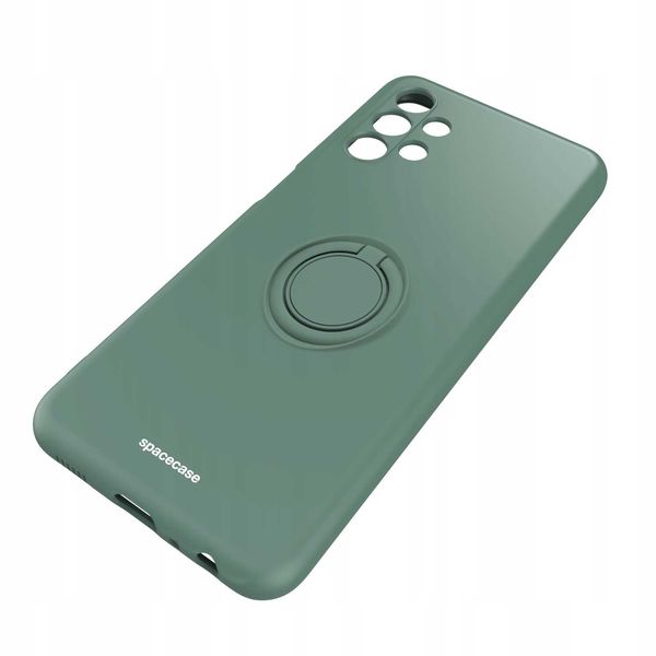 Spacecase Silicone Ring Galaxy A13 4G Dark Green zdjęcie 4