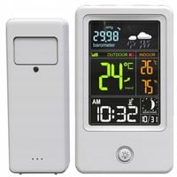 BEZPRZEWODOWA STACJA POGODY POGODOWA HIGROMETR TERMOMETR CZUJNIK ZEWNĘTRZNY