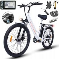 Rower elektryczny Męski/Damski CHEEVALRY 250W 15AH 100KM 26" miejski 25km/h