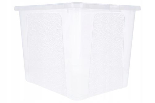 Pojemnik 30 l przezroczysty z pokrywą BPA free do przechowywania na Arena.pl