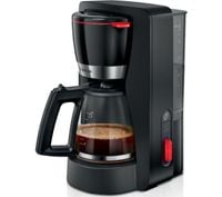 Ekspres przelewowy do kawy Bosch TKA4M233 Dzbanek szklany 1,37L Czarny