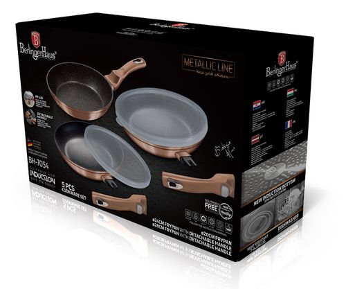 zestaw 3 patelni granitowych berlingerhaus bh-7054 na Arena.pl