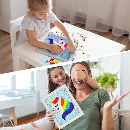 Funto Jednorożec Pompon Zestaw Artystyczny 1100 Pomponów i Płótno na Arena.pl