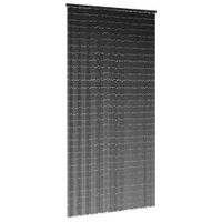 Zasłona do drzwi przeciw owadom Ciemnoszara 90x220 cm Bambus