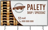 Oczkowany Baner 200x100 - Palety na sprzedaż i skup