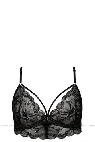 Biustonosz Soft Model Charlize B2 Black - Gorteks  70E na Arena.pl