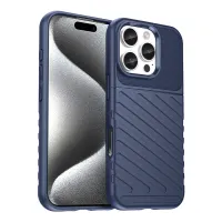 etui silikonowe thunder case do iphone 16 pro - niebieskie