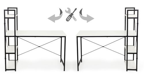 Biurko komputerowe biurowe stół + regał półki loft na Arena.pl