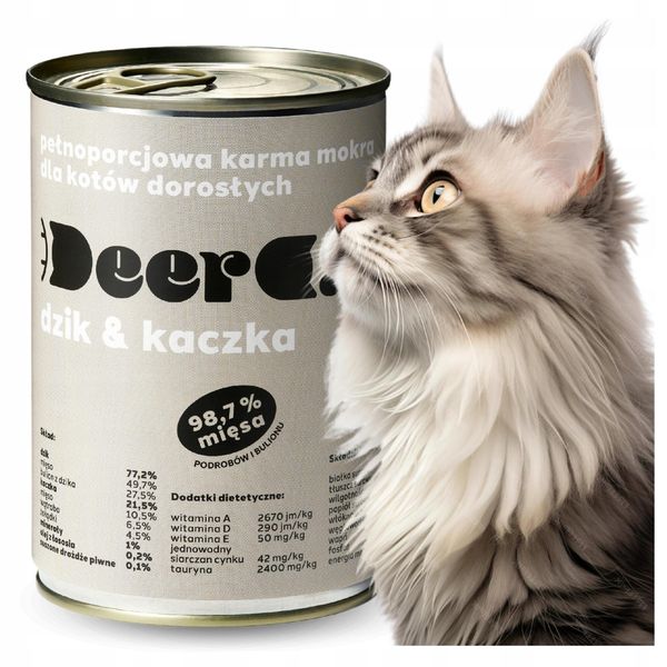 Deer Cat dzik i kaczka 400g zdjęcie 3