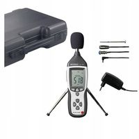 Decybelomierz MIERNIK dźwięku SONOMETR 130 dB oprogramowanie PC VOLTCRAFT