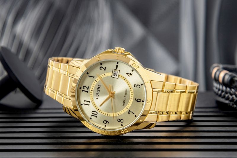 zegarek męski casio mtp-v004g-9budf + box zdjęcie 6