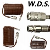 Wąż Spiralny Pneumatyczny do Kompresora 5x8 mm 5 m 8 Bar Kraft&Dele