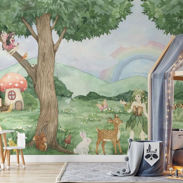 Tapeta Bajkowa Kraina W54 250 cm Płótno zdjęcie 2