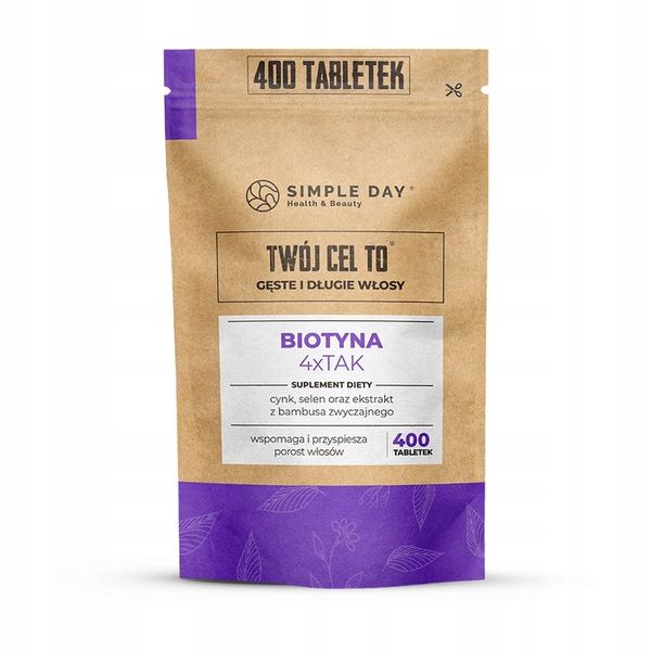 BIOTYNA 4 x TAK od Twój Cel To - 400szt. Najlepsza Na Włosy Skórę Paznokcie zdjęcie 8