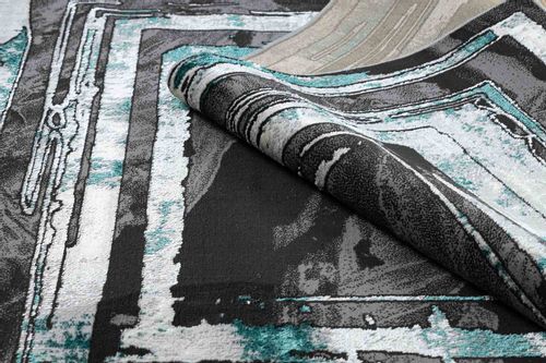 RUG/LU/WELLI/FRAME/GREY+GREEN/160x220 na Arena.pl