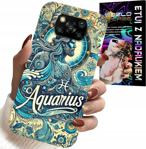 ETUI DO XIAOMI POCO X3 - ZNAK ZODIAKU, WODNIK, ASTRONOMIA PLECKI na Arena.pl