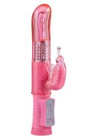 Żelowy Wibrator Rotacyjny Motylek - Happy Hugging Butterfly