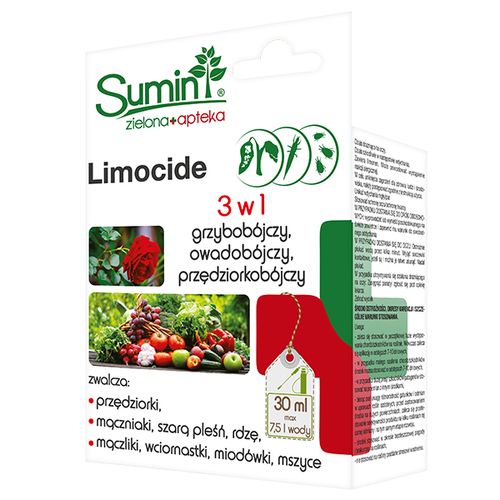 LIMOCIDE 30 ML ŚRODEK 3w1 OWADOBÓJCZY GRZYBOBÓJCZY PRZĘDZIORKA SZKODNIKI na Arena.pl