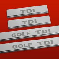 Listwa progowa VOLKSWAGEN GOLF MK7 GOLF TDI Stal nierdzewna 304 połysk 4szt